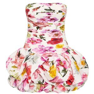 Violette Bubble Hem Mini Dress COLLAGE FLORAL Size 0 (AU 4)